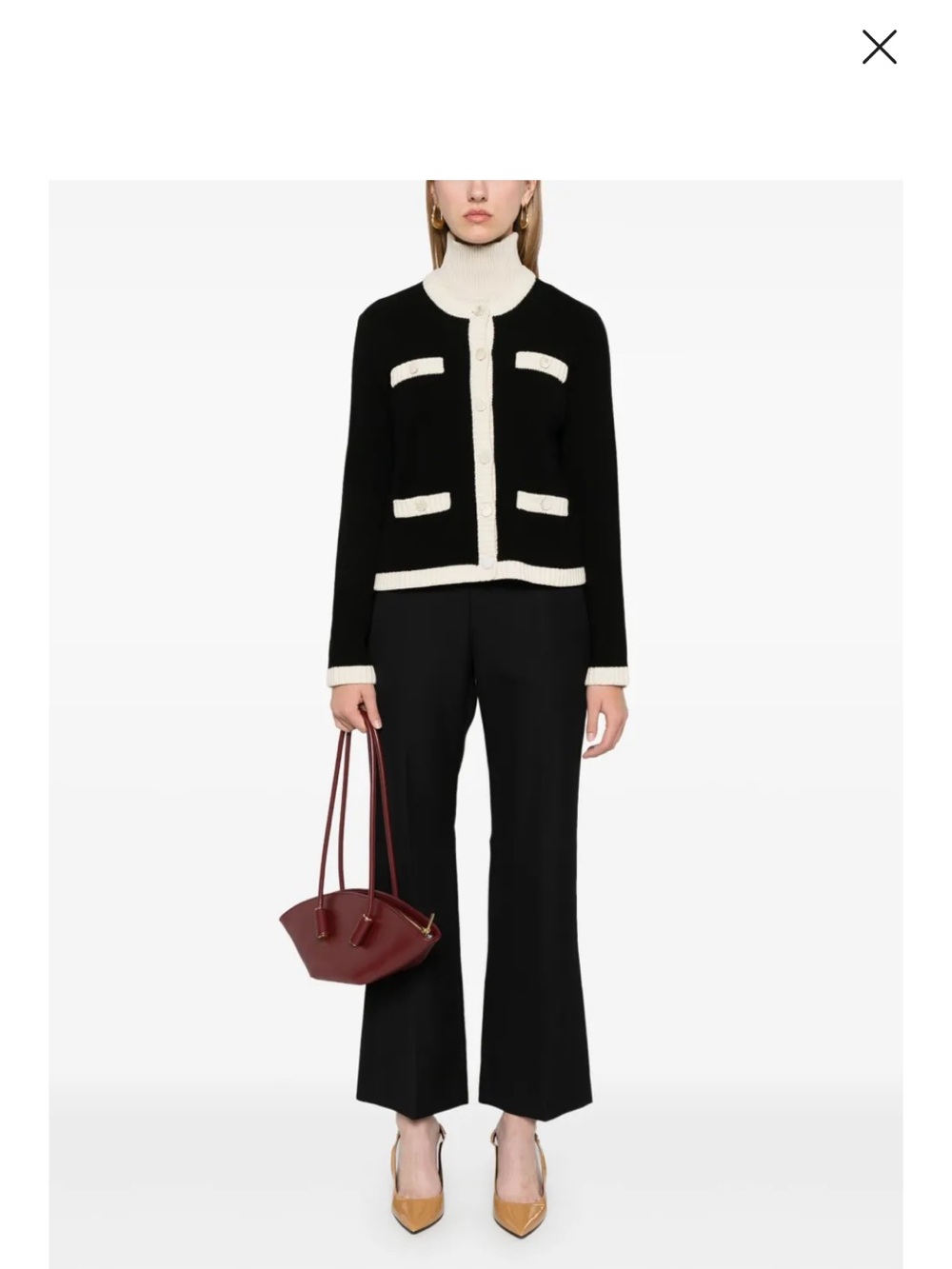 Tory Burch Kendra chunky wool cardigan